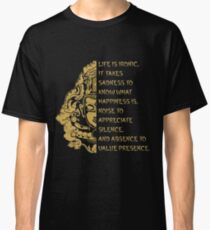 Buddhist quote T-shirt with Buddha face Classic T-Shirt