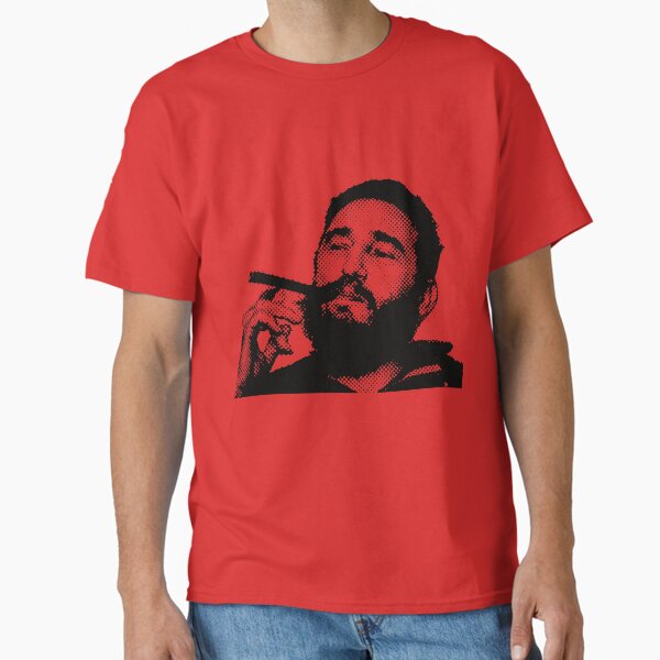 Aperçu de l'œuvre Le jeune Fidel Castro fumant un cigare créée et vendue par ibadishi.