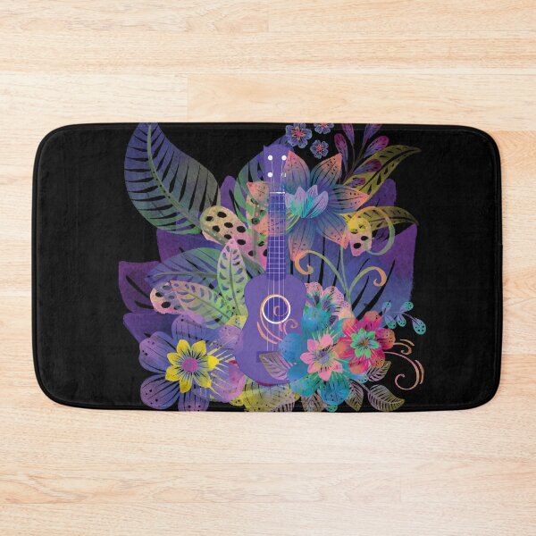 Item preview, Ukulele composition with flowers designed and sold by piesdesignart.