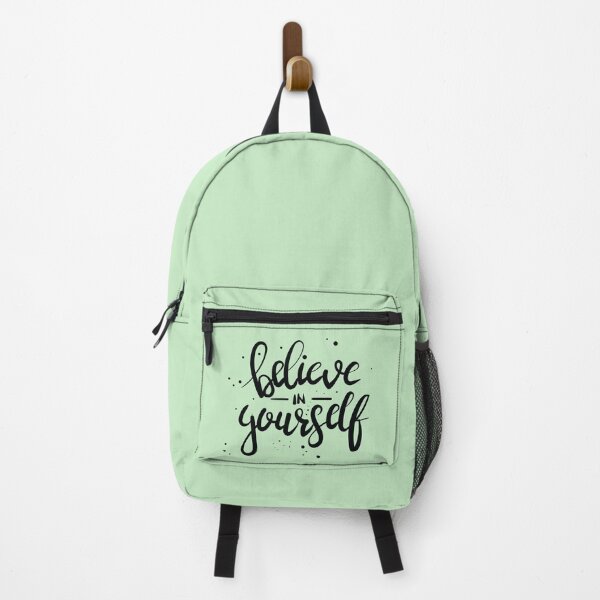 Item preview, believe in yoursefl hand lettering in black color | wise quote designed and sold by Graciaisgrace.
