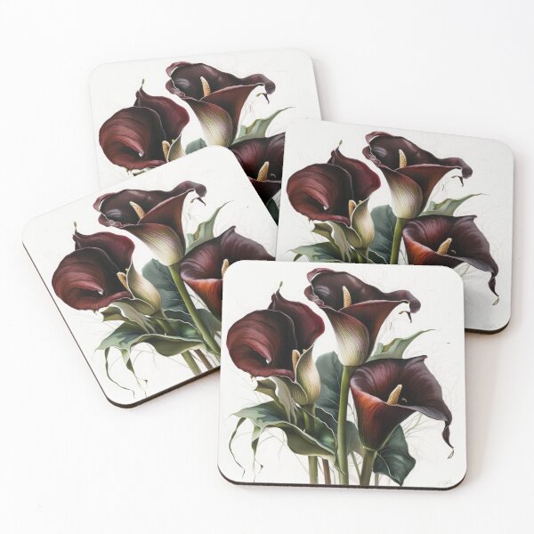 Item preview, Maroon Calla Lilies  designed and sold by Vanover Designs.
