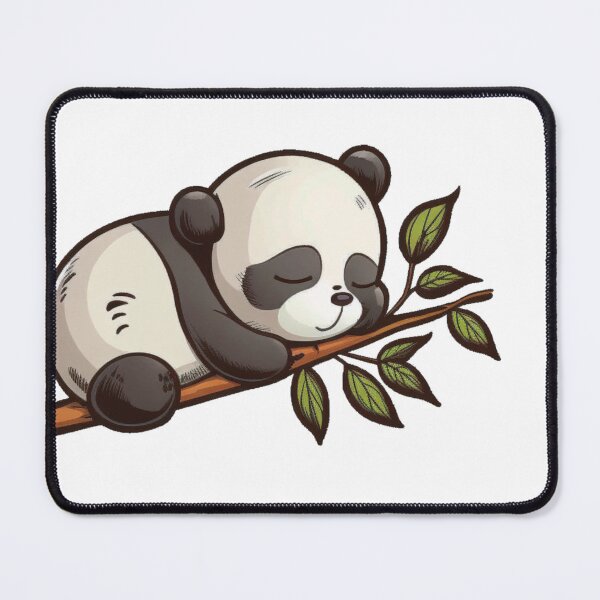 Item preview, Cute slothful sleeping panda designed and sold by RESToRAPTOR.