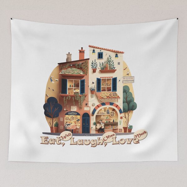 Item preview, Cafe and Restaurant #15: Eat, Laugh, Love  designed and sold by BWstudios.