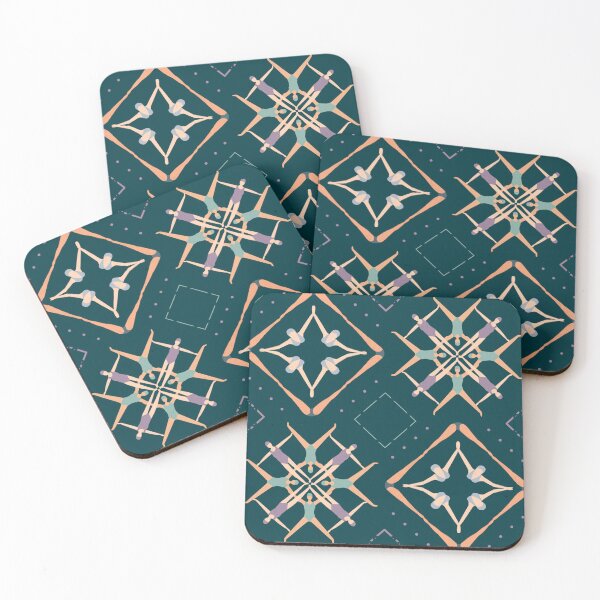 Item preview, Synchronised swimmers on green background - repeat pattern designed and sold by LucyFaulke.