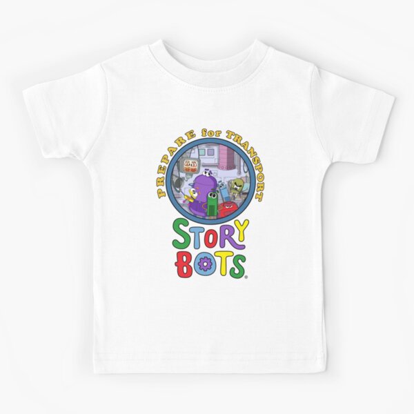 Prepare for Transport with Story Bots! Kids T-Shirt