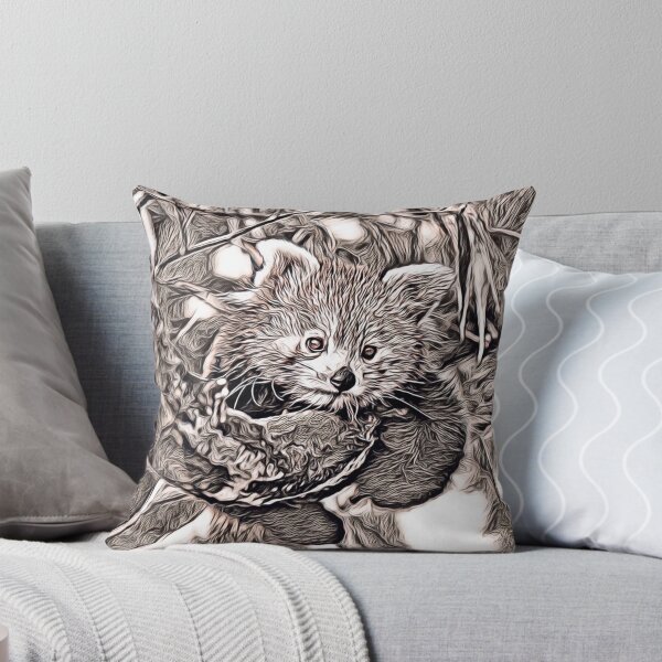 Item preview, Rustic Style - red Panda designed and sold by Jamcolors.