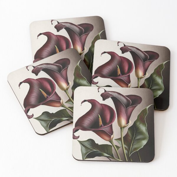 Item preview, Maroon Calla Lilies  designed and sold by Vanover Designs.