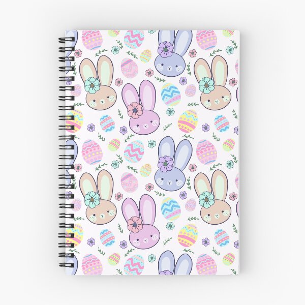 Item preview, Cute Easter bunny and colorful eggs pattern  designed and sold by Yarafantasyart.