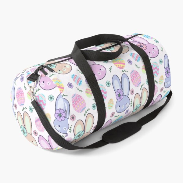 Item preview, Cute Easter bunny and colorful eggs pattern  designed and sold by Yarafantasyart.