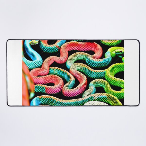 Item preview, green and red snakes designed and sold by David-Howells.
