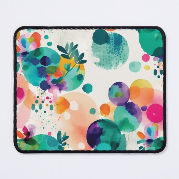 Item preview, Abstract Colorful Circles Surface Art designed and sold by LotusBlanc.