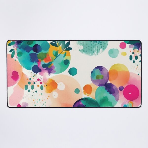 Item preview, Abstract Colorful Circles Surface Art designed and sold by LotusBlanc.
