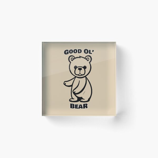 Item preview, Good Ol' Bear - If you used to be a Bear, a Good Old Bear too, you'll find this bestseller critter design perfect.   designed and sold by SeaStories88.