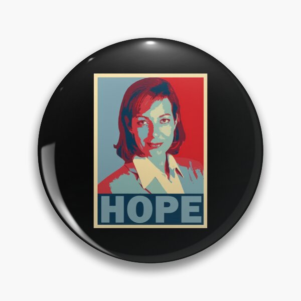 Item preview, CJ Cregg Allison Janney Hope Poster Style The West Wing Fan designed and sold by DemminLiesel.