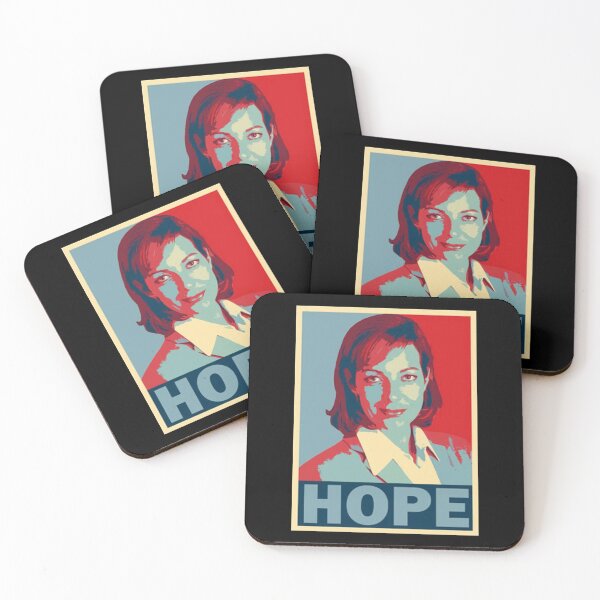 Item preview, CJ Cregg Allison Janney Hope Poster Style The West Wing Fan designed and sold by DemminLiesel.