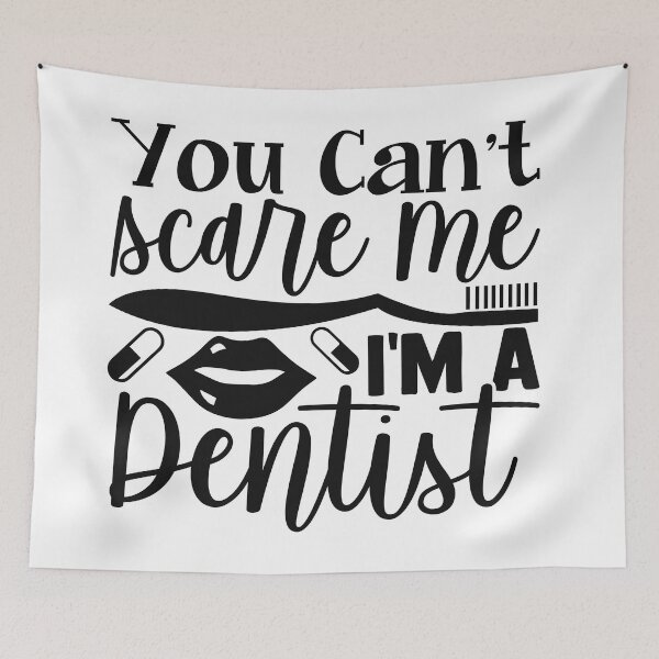 Item preview, YOU CAN'T SCARE ME I'M A DENTIST designed and sold by SticerOcean.