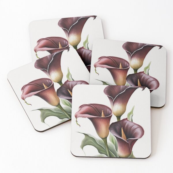 Item preview, Maroon Calla Lilies  designed and sold by Vanover Designs.