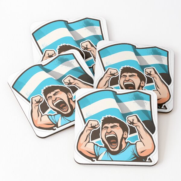 Aperçu de l'œuvre Gardez votre calme et soutenez l'Argentine créée et vendue par Your Favorite Store.