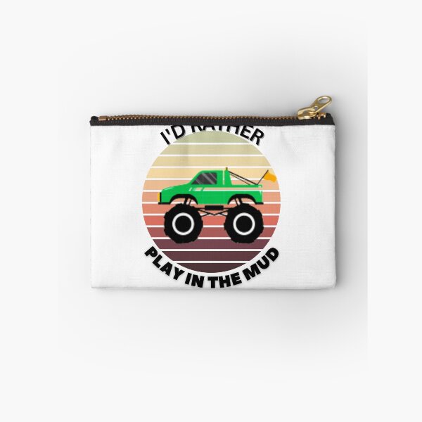 Item preview, I'd Rather play In The Mud Funny Monster Truck Saying designed and sold by HanaiPrint.
