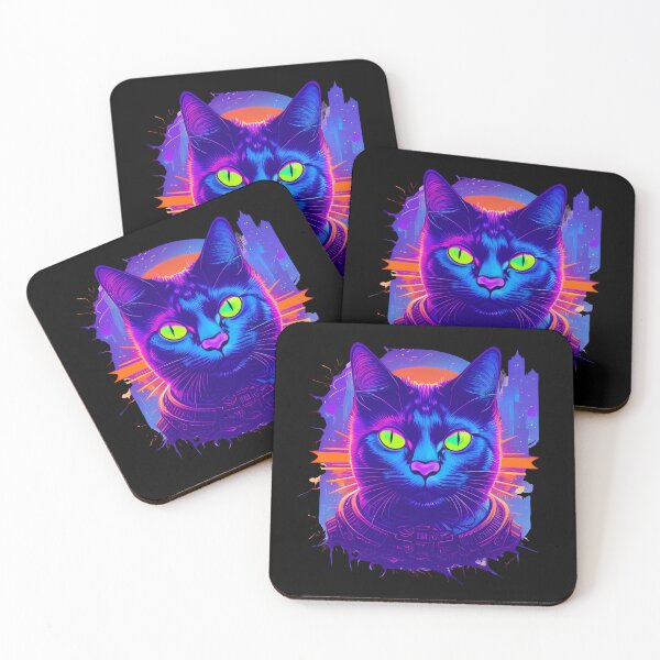 Item preview, Cyberpunk and Futuristic Cat designed and sold by mrhighsky.