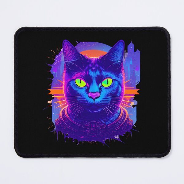 Item preview, Cyberpunk and Futuristic Cat designed and sold by mrhighsky.