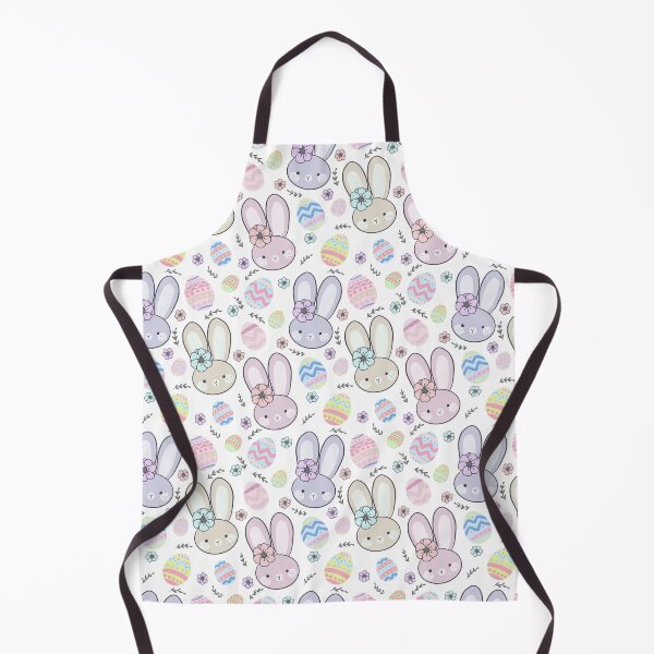 Item preview, Cute pastel Easter bunny and colorful eggs pattern  designed and sold by Yarafantasyart.
