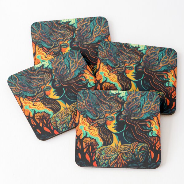 Item preview, Goddess Of The Forest Psy-Art designed and sold by Smuvu-Pictures ⭐⭐⭐⭐⭐.