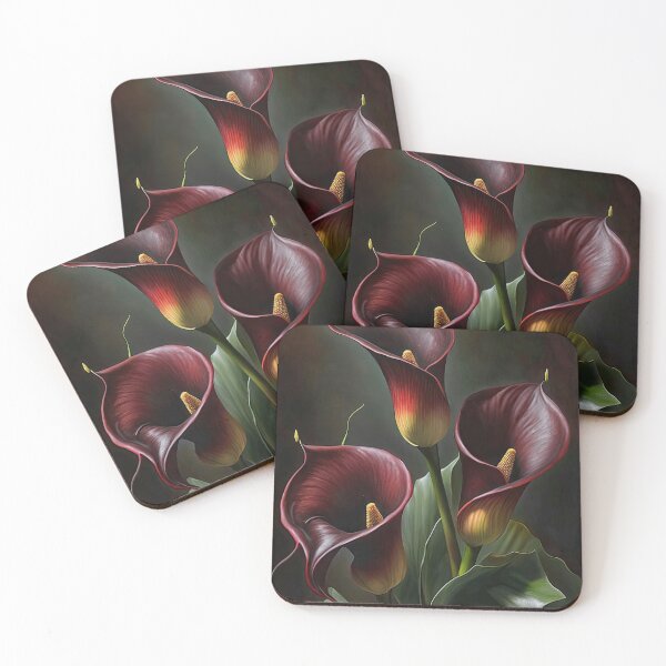 Item preview, Maroon Calla Lilies  designed and sold by Vanover Designs.