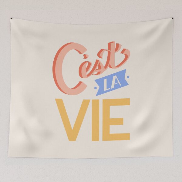 Item preview, Retro C'est La Vie designed and sold by Lyman Creative Co..