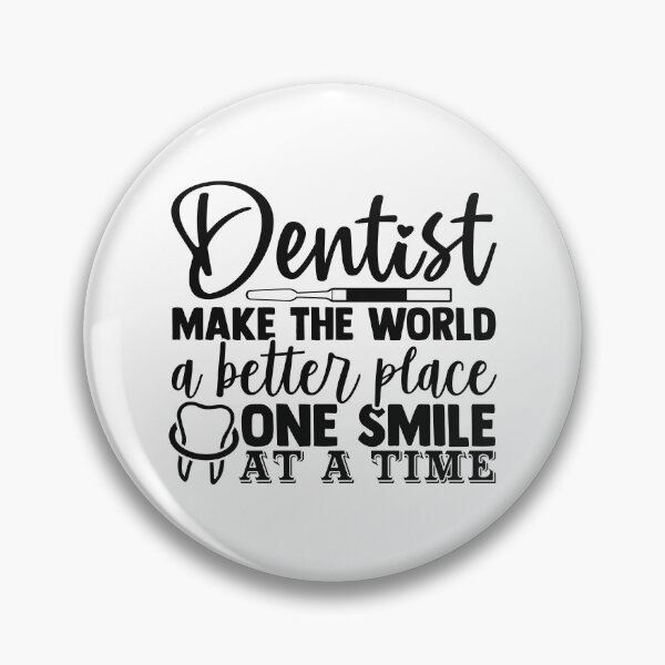 Item preview, DENTIST MAKE THE WORLD A BETTER PLACE ONE SMILE AT A TIME designed and sold by SticerOcean.