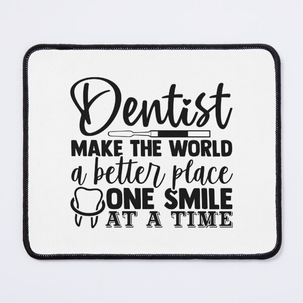 Item preview, DENTIST MAKE THE WORLD A BETTER PLACE ONE SMILE AT A TIME designed and sold by SticerOcean.