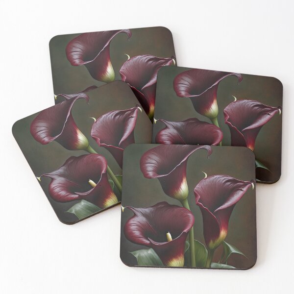 Item preview, Maroon Calla Lilies  designed and sold by Vanover Designs.