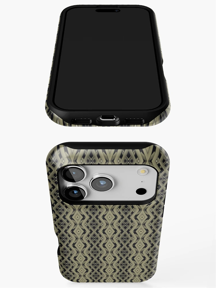 Thumbnail 3 of 4, iPhone Case, Light green pattern designed and sold by Work of art Shop.