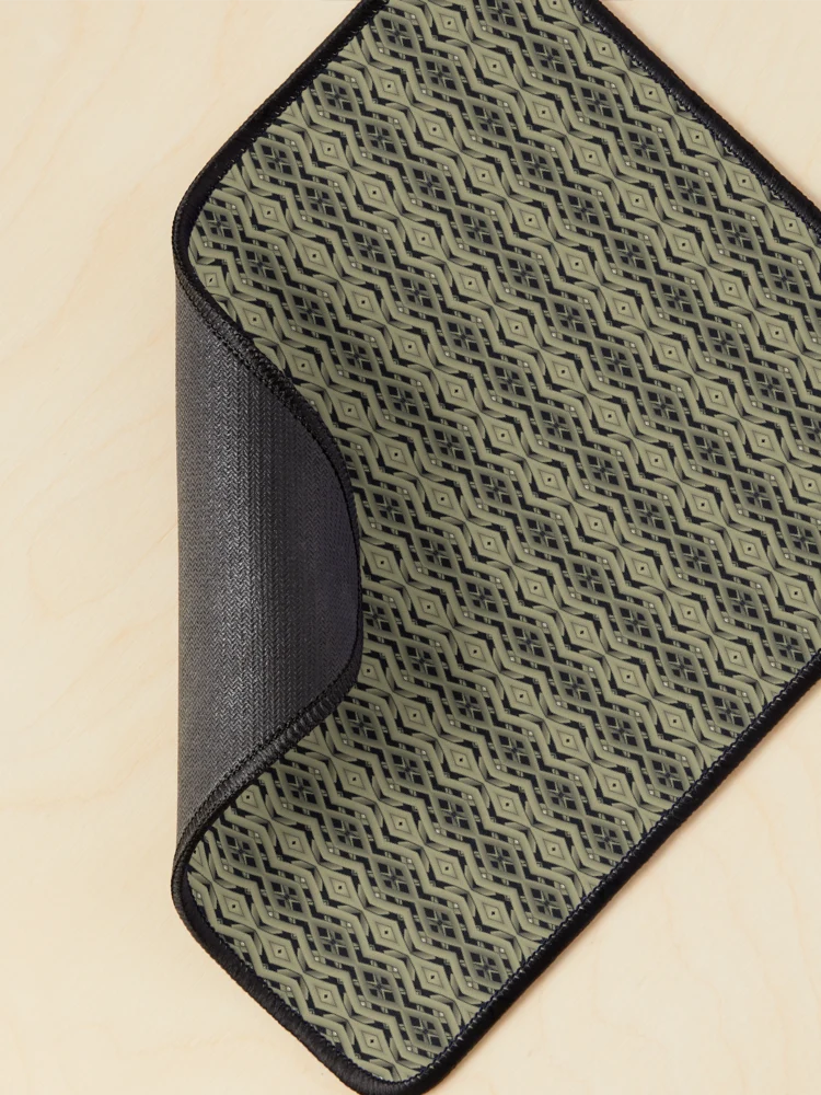 Thumbnail 2 of 5, Mouse Pad, Light green pattern designed and sold by Work of art Shop.