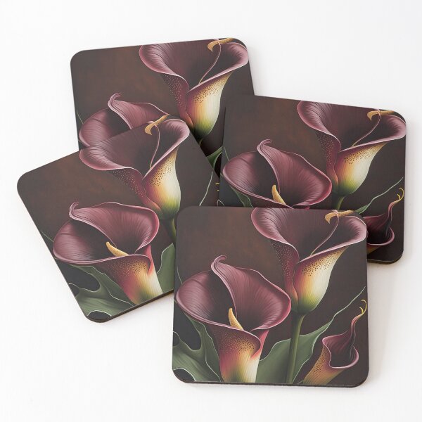 Item preview, Maroon Calla Lilies  designed and sold by Vanover Designs.