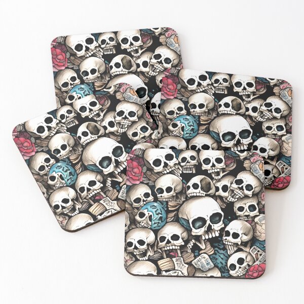 Item preview, Screaming Skulls designed and sold by NicoDesignArt.