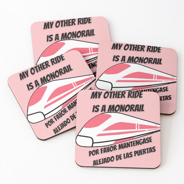 Item preview, My Other Ride Is A Monorail designed and sold by StarryEyedMolly.
