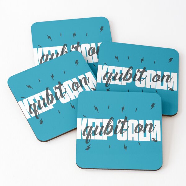 Item preview, Keep calm qubit on designed and sold by Vividy.