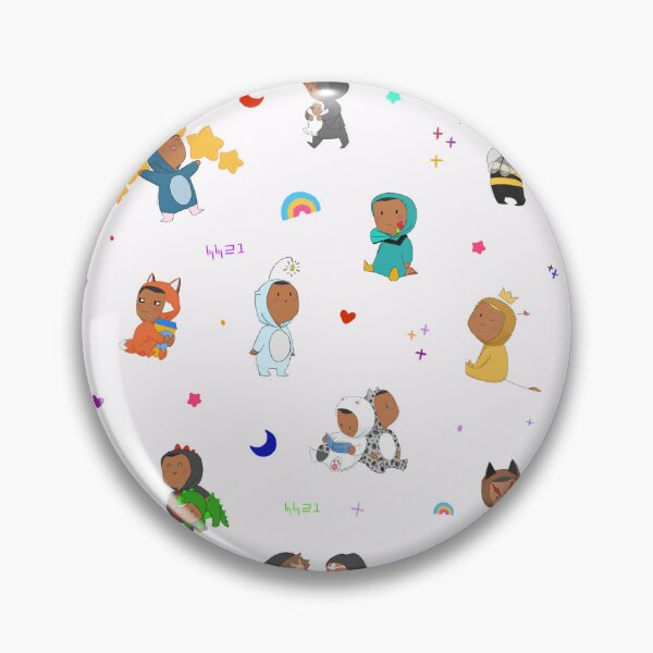 Item preview, Favourite Babies Scatter Print designed and sold by CattyCornerArt.