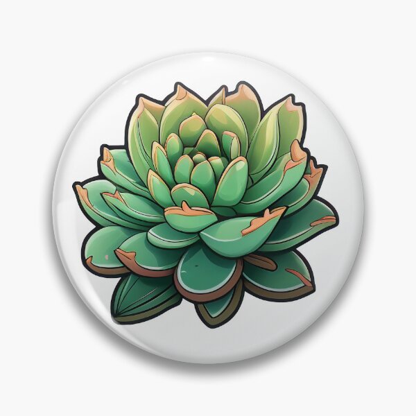 Item preview, Cute Green Succulent Greenery Flowers designed and sold by My-Magic-World.