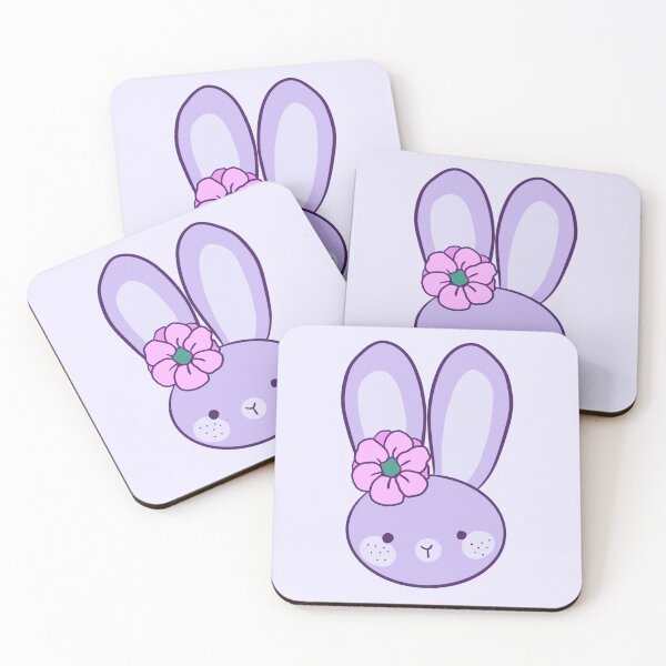 Artikelvorschau, Niedlicher lila Osterhase entworfen und verkauft von Yarafantasyart.