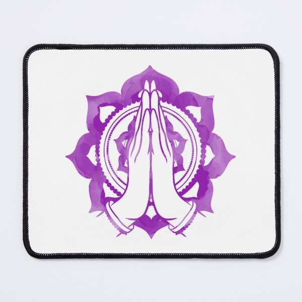 Item preview, Mandala with Praying Hands, Lotus Flower with Praying Hands designed and sold by Monique Prince.
