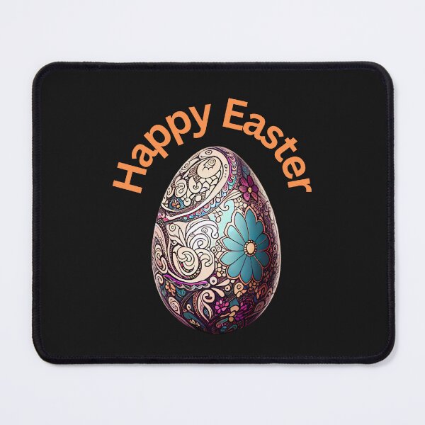 Item preview, Happy Easter Large Easter Egg with Beautiful Design designed and sold by MTJ-Mushrooms.
