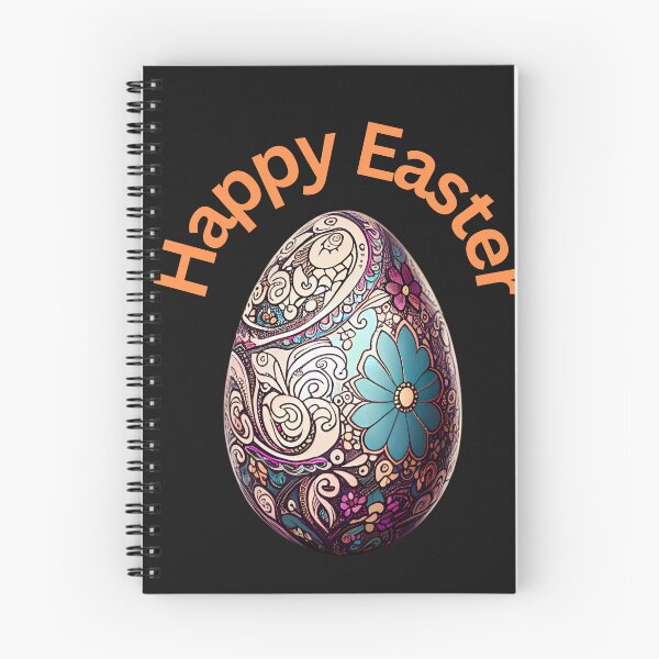 Item preview, Happy Easter Large Easter Egg with Beautiful Design designed and sold by MTJ-Mushrooms.