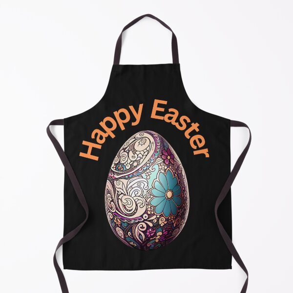 Item preview, Happy Easter Large Easter Egg with Beautiful Design designed and sold by MTJ-Mushrooms.