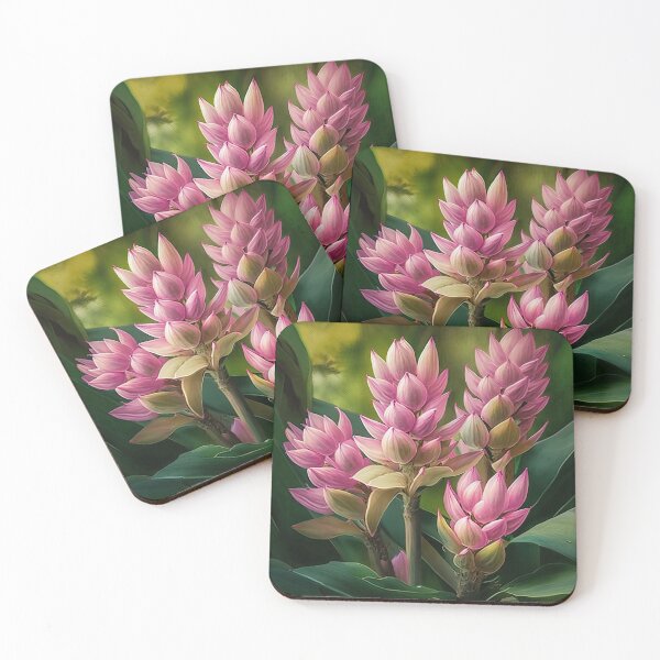 Item preview, Pink Curcuma Flowers  designed and sold by Vanover Designs.