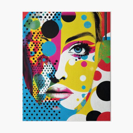 Item preview, Modern woman in pop-art style designed and sold by loucaski.
