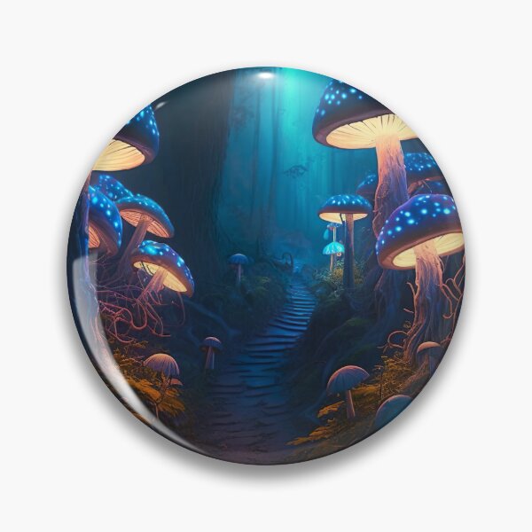Item preview, Bioluminescent mushroom path designed and sold by Matt's Artificial Nature.