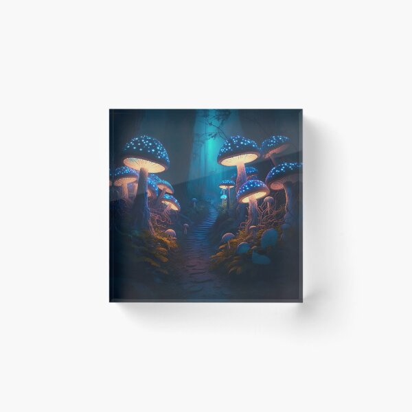 Item preview, Bioluminescent mushroom path designed and sold by Matt's Artificial Nature.