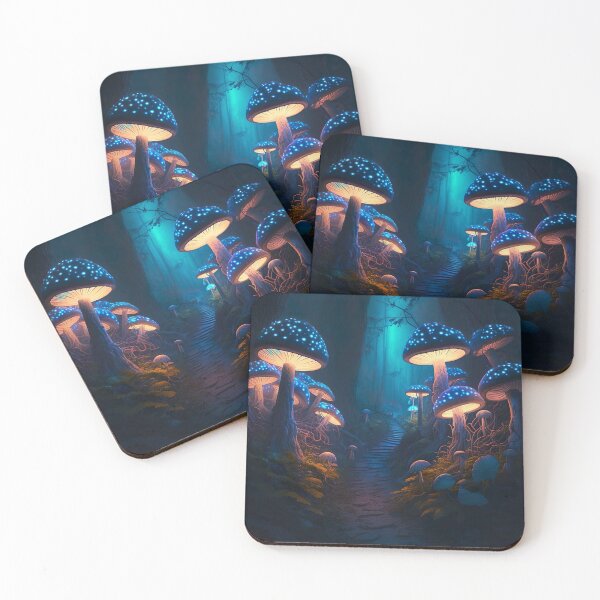 Item preview, Bioluminescent mushroom path designed and sold by Matt's Artificial Nature.